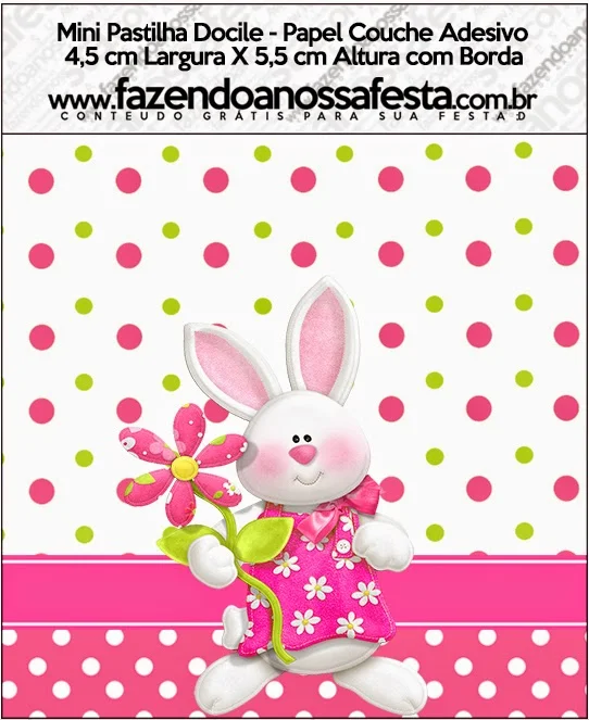 Etiquetas de Pascua en Rosa para imprimir gratis.