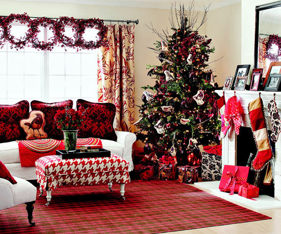 Christmas Celebrations Living Room
