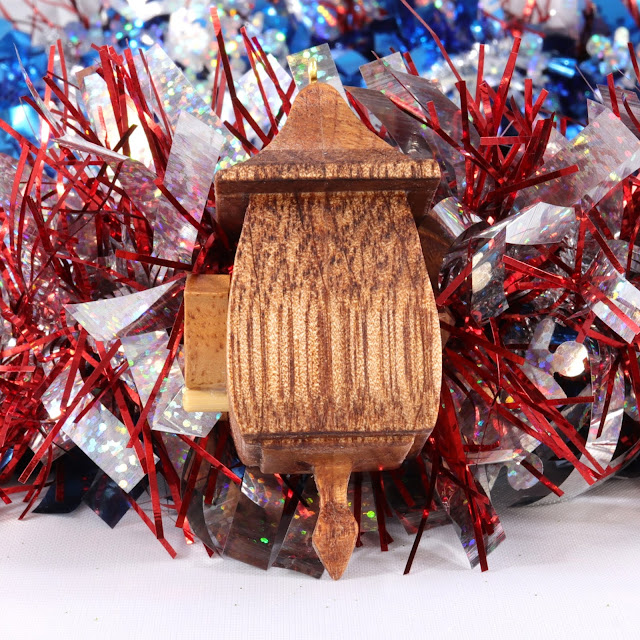 Handmade Wood Birdhouse Christmas Tree Ornament