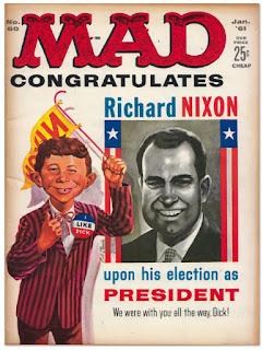 MAD revista umor Nixon 1961