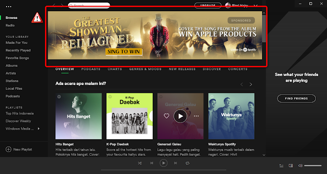 Cara Ampuh Menghilangkan Iklan Di Spotify PC 2018