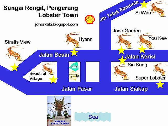 Sungai Rengit Pengerang Johor Map