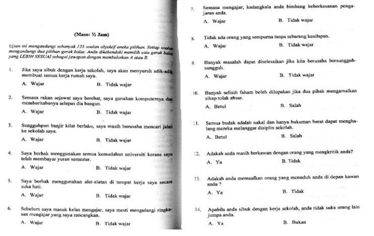 CMR Blog: Contoh soalan Insak