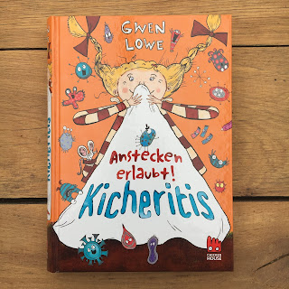 "Kicheritis: Anstecken erlaubt" von Gwen Lowe, erschienen im Chicken House Verlag, Rezension auf Kinderbuchblog Familienbücherei