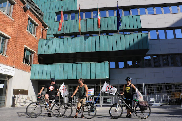 marcha ciclista contra los recortes municipales