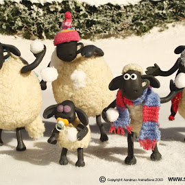 Wallpaper kartun Shaun the Sheep