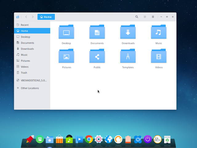 nautilus running on deepin