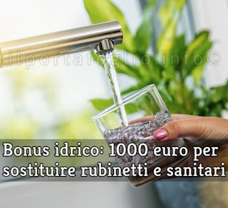 bonus rubinetti e sanitari