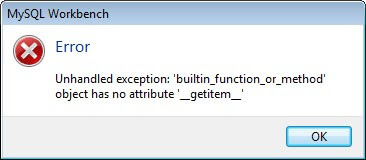 error-unhandled-exception-workbench-6.2