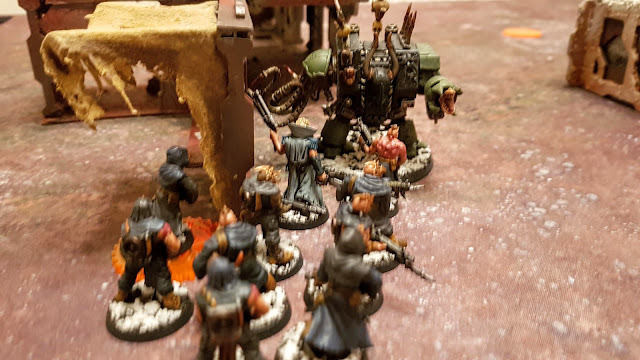 Warhammer 40k battle report - Eternal War -  Front-Line Warfare - 500 points - Black Legion vs Chaos Space Marines - The Purge