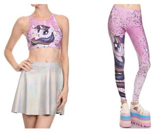 Poprageous Twilight Sparkle Crop Top and Leggings