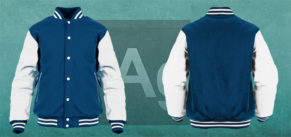 Free Download Mockup Jacket Gratis - Varsity Letterman Jacket Mockup PSD