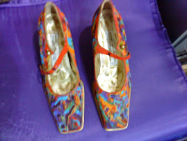 zapato customizado modelo abstrato