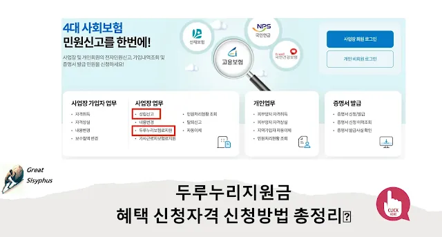 두루누리지원금-혜택-신청자격-신청방법-총정리