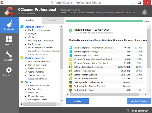 CC Cleaner PC