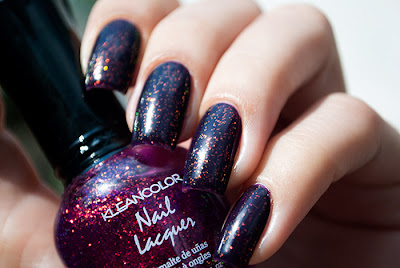 Megan Miller Velvet Lounge + KLEANCOLOR  Chunky Holo Purple