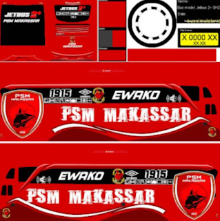 Livery Bus PSM Makassar