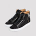 Leather Hi-top sneakers