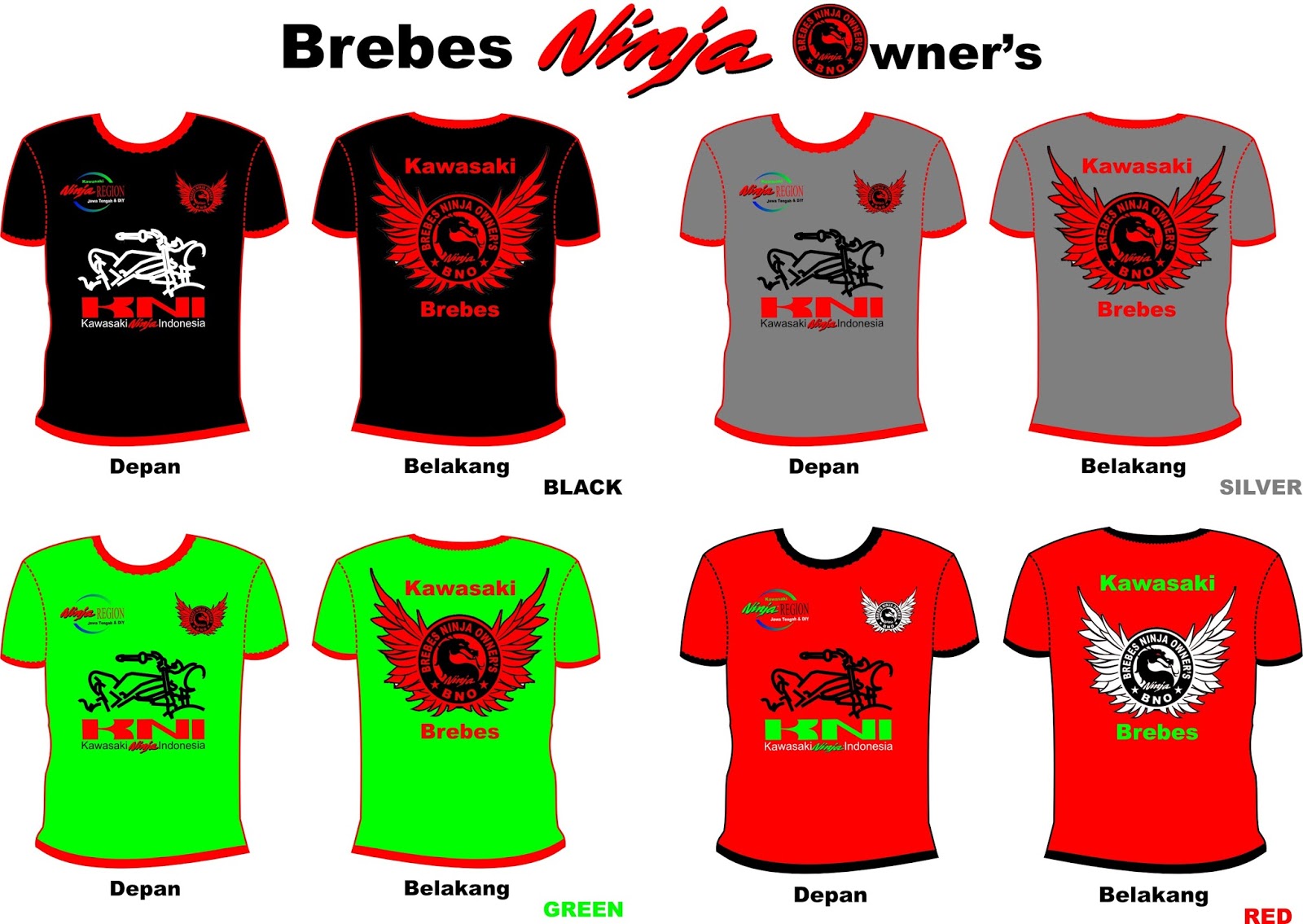 Brebes Ninja  Owner s kaos  BNO