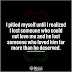 I Pitied Myself