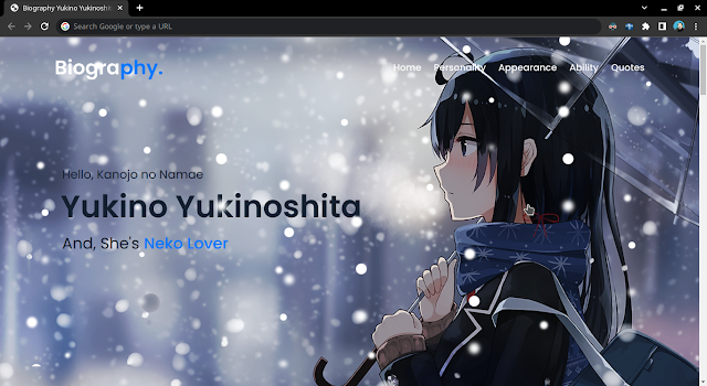 Website untuk Yukino
