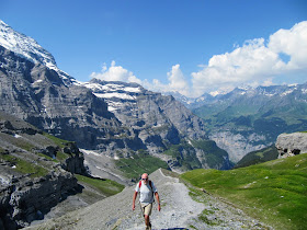 Eiger trail, Bernese Oberland, Jungfrau region, Switzerland