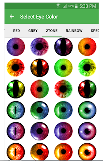 برنامج تغيير لون العين في الصور Eye Color Changer