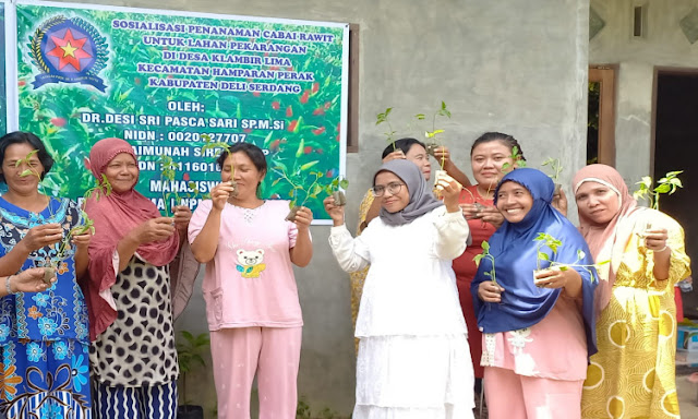 Dosen Agroteknologi FP-UNPAB Medan Laksanakan Pengabdian Kepada Kelompok Petani Wanita
