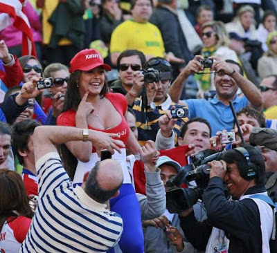 Hot Female Fans at Copa America Larissa Riquelme Zimbio