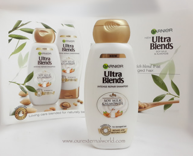 Garnier Ultra Blends Shampoos - Intense Repair With Soy Milk and Almonds