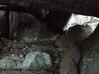 trail cave on Abandoned White Path, Acadia