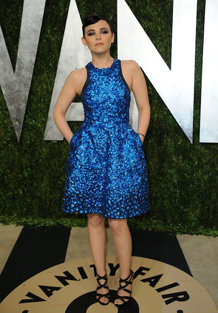 Fashion Junkies' OSCAR FAV is Ginnifer Goodwin ‬in a  Monique Lhuillier dress.