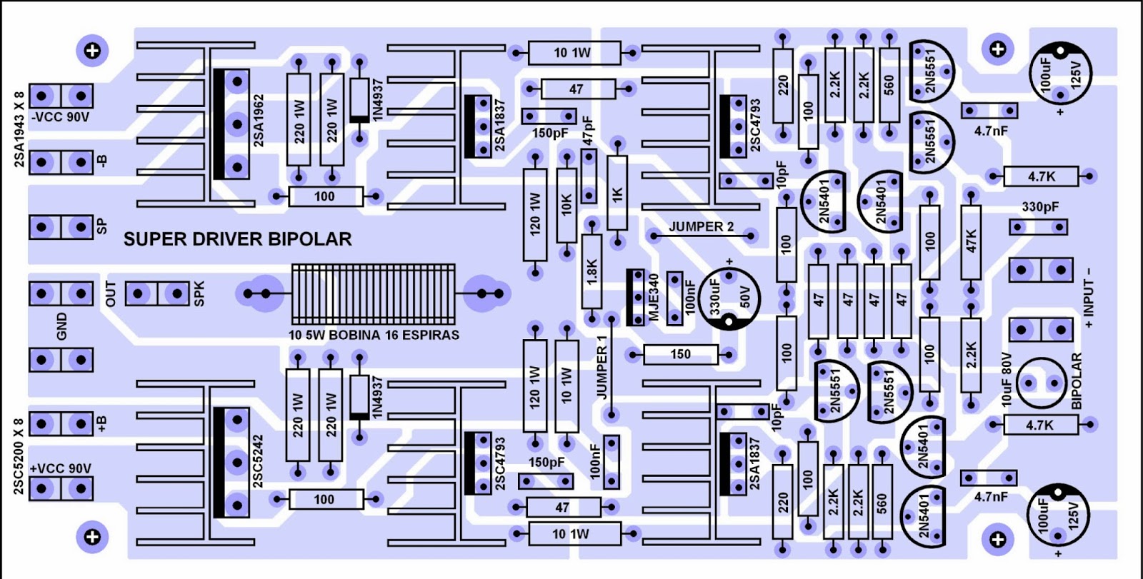 ALL DRIVER POWER AMP AND PCB yerosy