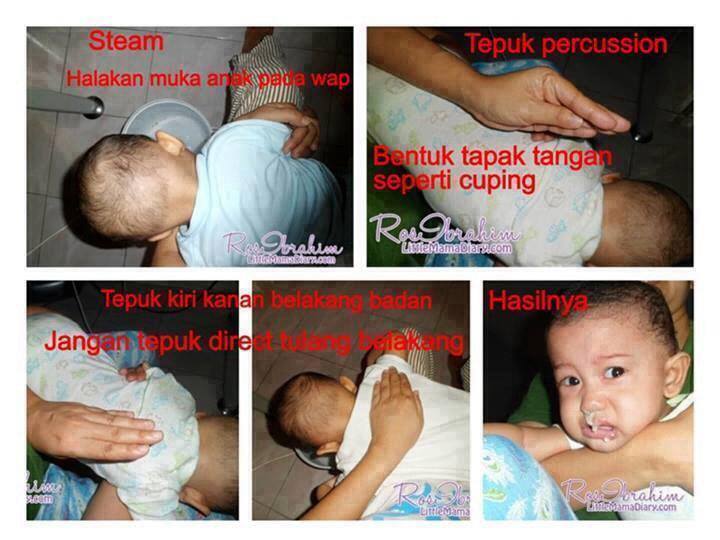 4 Langkah Merawat Selsema Dan Kahak Bayi Secara Semulajadi 