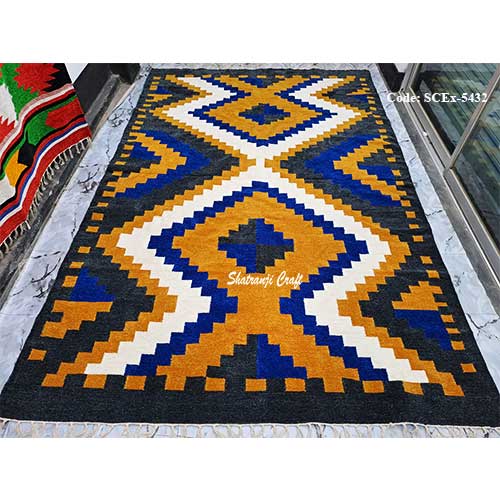 Latest design largest size (6x9 feet) handmade decorative Shotoronji price in Dhaka শতরঞ্জি SCEx-5432