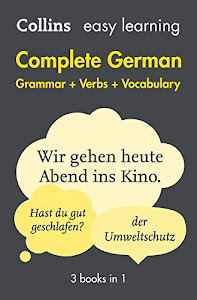 Easy Learning Complete German - Grammar, Verbs and Vocabulary (3 Books in 1) (Collins Easy Learning)