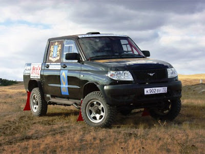 UAZ sent to the Silk Road, 190-horsepower pickup