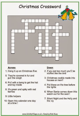 Christmas Crosswords For Kids Printable 5