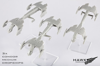 3x Condor Medium Dropships (now with clear canopy!)