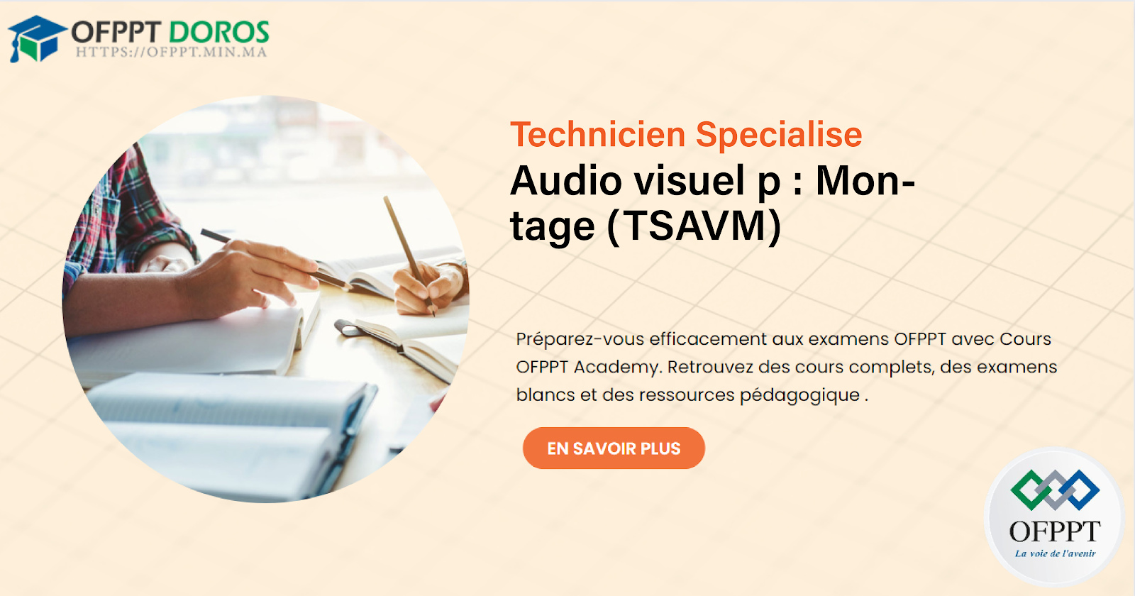 Technicien Spécialisé en Audio visuel option : Montage (TSAVM)