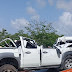 Dos fallecidos y cinco heridos en choque de autobús y una camioneta  
