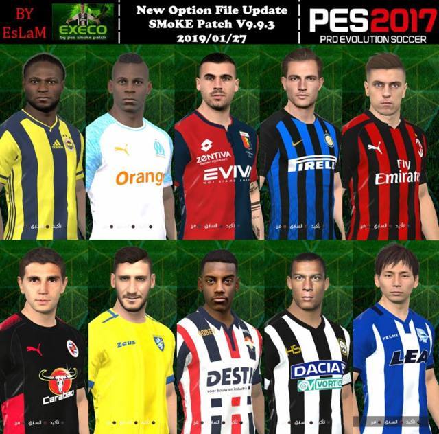 PES 2017 Option File Winter Transfer For SMoKE Patch Execo ...