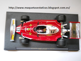 static model Ferrari 312T F1