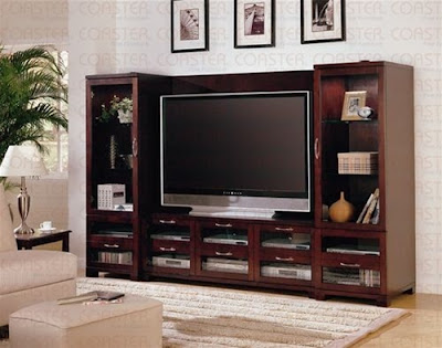 wood entertainment center