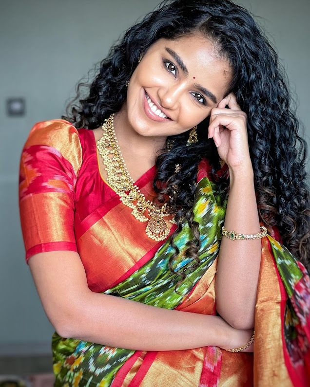 Hot Anupama Parameswaran Looks sexy in Saree 38