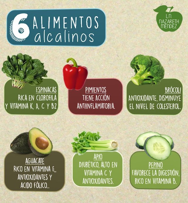 Cuales son los Alimentos Alcalinos.