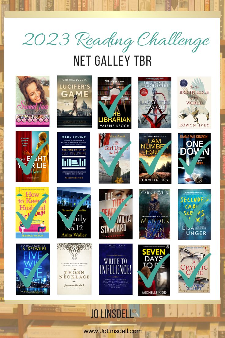 The Net Galley TBR Reading Challenge September 2023 Update