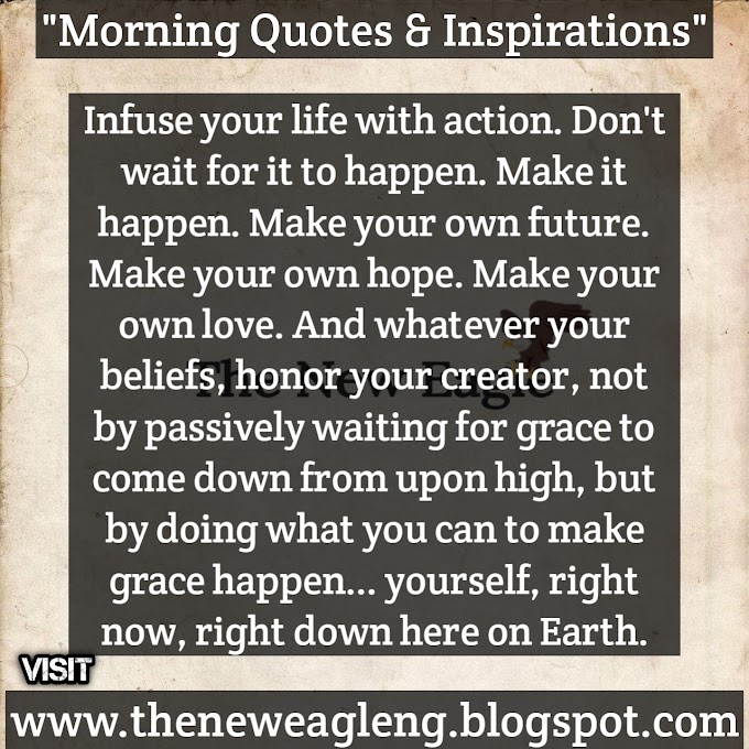 Morning Quotes & Inspirations