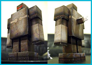 Wind Up Papercraft Robot