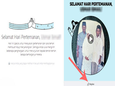 Cara Membagikan Friends Day Video di Facebook